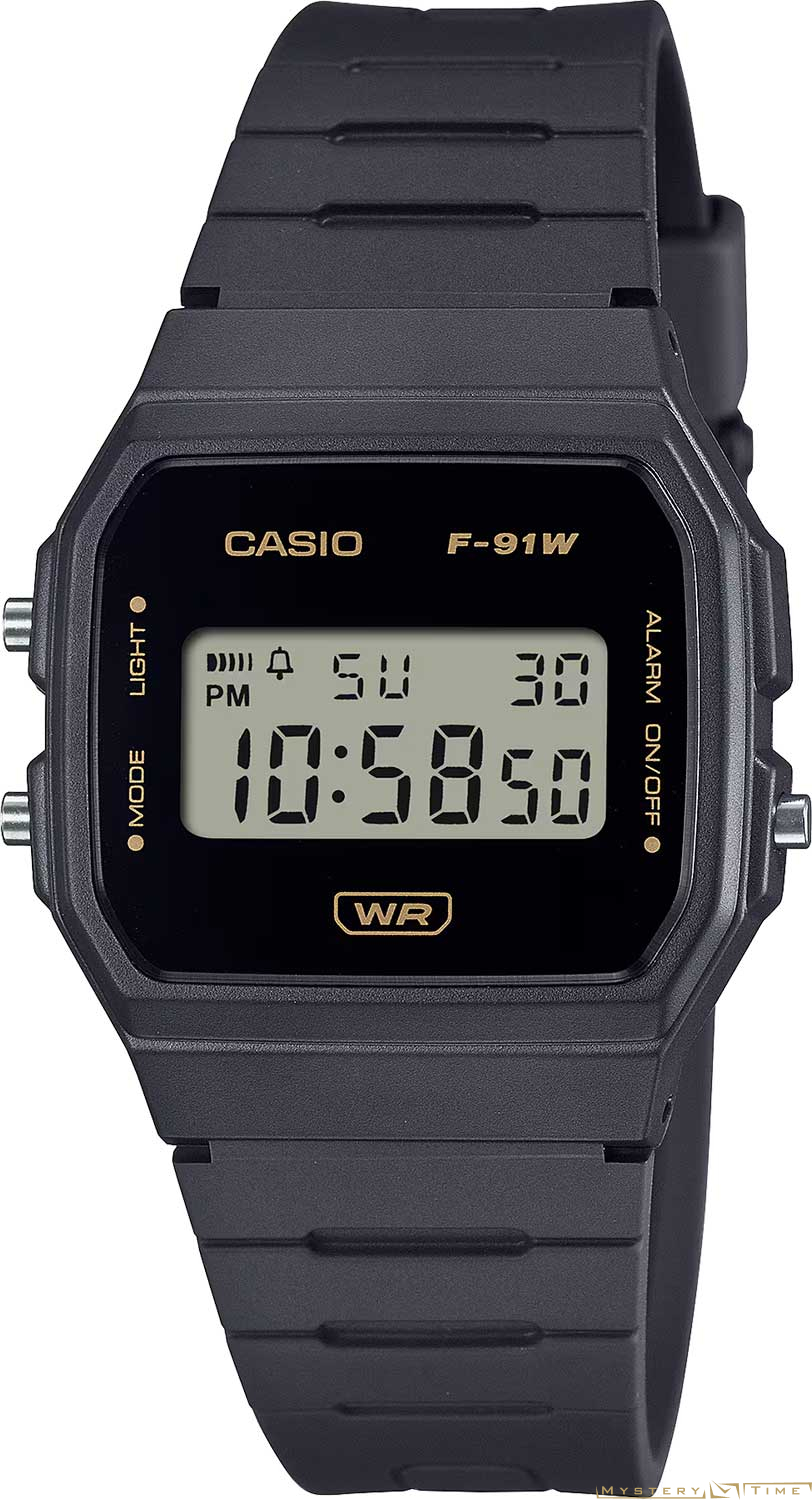 Часы японские наручные женские кварцевые на ремне Casio F-91WB-8A