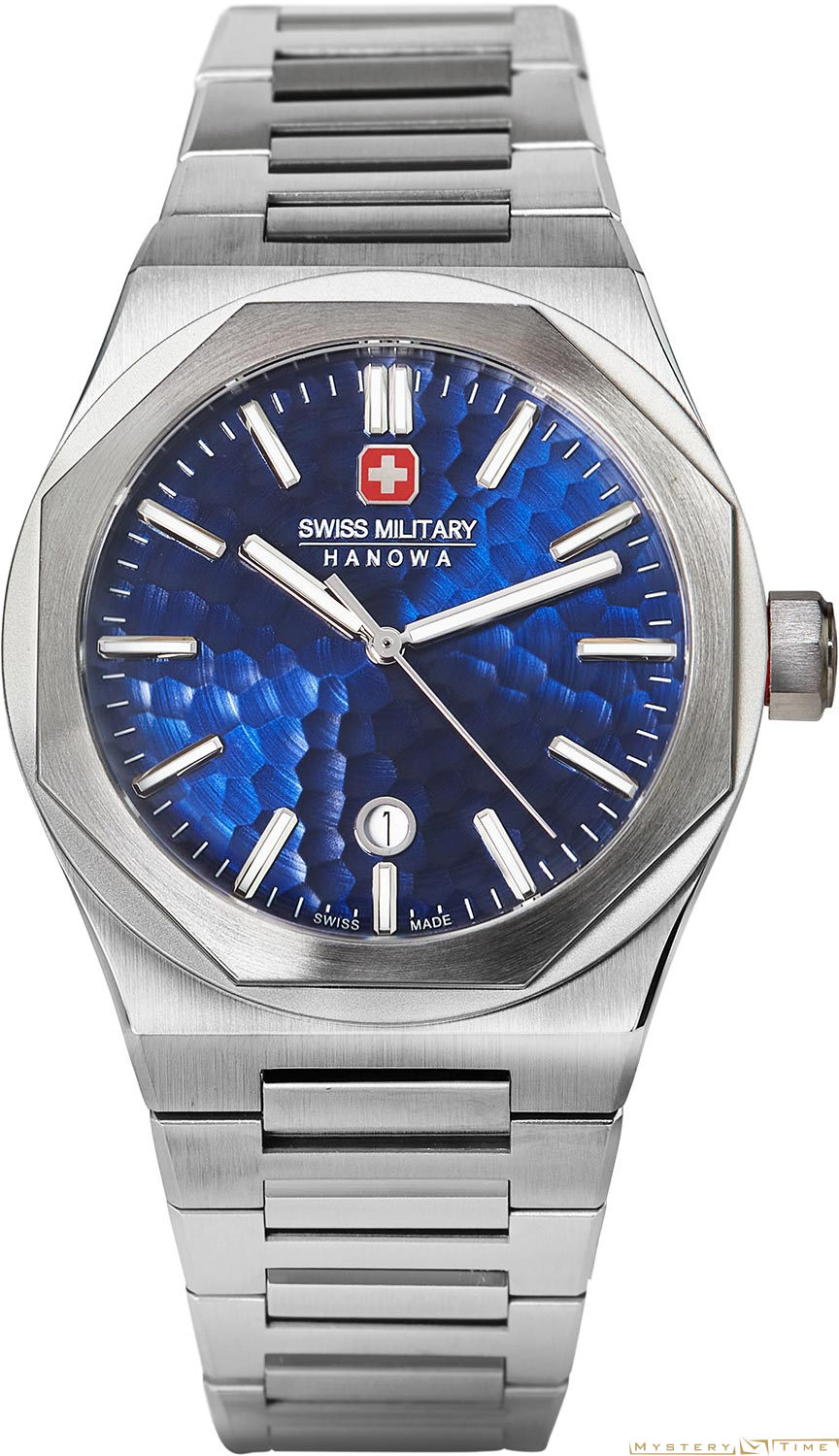 Часы швейцарские наручные мужские кварцевые на браслете Часы Swiss Military SMWGH2101905